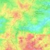 Carte topographique Saint-Agnant-de-Versillat, altitude, relief