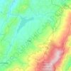 Carte topographique Toca, altitude, relief