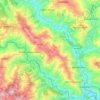 Carte topographique Temal, altitude, relief