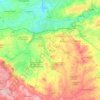 Carte topographique Vire Normandie, altitude, relief