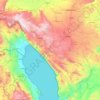 Carte topographique Région de Njombe, altitude, relief
