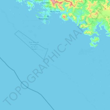 Carte topographique Mont Dore, altitude, relief