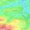 Carte topographique Oberasbach, altitude, relief