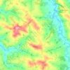 Carte topographique Fieux, altitude, relief