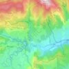 Carte topographique Coux, altitude, relief