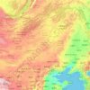 Carte topographique Mongolie-Intérieure, altitude, relief