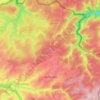 Carte topographique Rocherath, altitude, relief