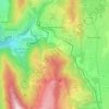 Carte topographique La Motte-d'Aveillans, altitude, relief