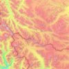 Carte topographique Siachen Muztagh, altitude, relief