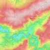 Carte topographique La Gleize, altitude, relief