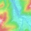 Carte topographique Essert-Romand, altitude, relief