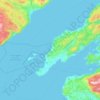 Carte topographique Frosta, altitude, relief