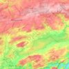 Carte topographique 5600, altitude, relief