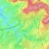 Carte topographique La Calamine, altitude, relief