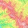 Carte topographique Cressat, altitude, relief
