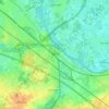 Carte topographique Melle, altitude, relief