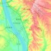 Carte topographique Yunchi Subdistrict, altitude, relief