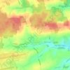 Carte topographique Corenne, altitude, relief
