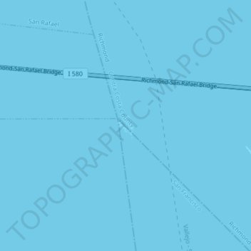 Carte topographique Red Rock, altitude, relief