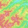 Carte topographique Premilcuore, altitude, relief