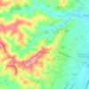 Carte topographique Monsano, altitude, relief