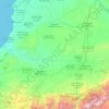 Carte topographique Tensift, altitude, relief