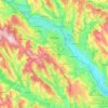 Carte topographique Chișinău, altitude, relief