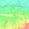 Carte topographique Komárom-Esztergom megye, altitude, relief