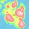 Carte topographique Oktoberrevolutions-Insel, altitude, relief