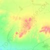 Carte topographique Ouled Dlim, altitude, relief