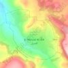 Carte topographique El Menzel, altitude, relief