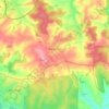 Carte topographique Marlemont, altitude, relief