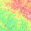 Carte topographique 85120, altitude, relief