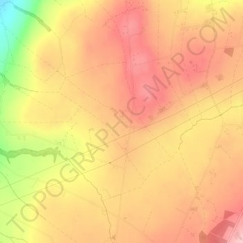 Carte topographique Craigbrack, altitude, relief