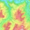 Carte topographique Wildberg, altitude, relief