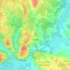 Carte topographique Tauriac, altitude, relief