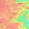 Carte topographique Foumban, altitude, relief
