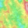 Carte topographique Fournols, altitude, relief
