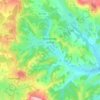Carte topographique Rosiers-de-Juillac, altitude, relief