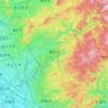 Carte topographique Toyota, altitude, relief