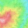 Carte topographique Jalesches, altitude, relief