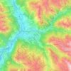 Carte topographique Guillestre, altitude, relief