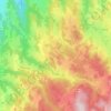 Carte topographique Auzelles, altitude, relief