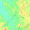 Carte topographique Esmeraldas, altitude, relief