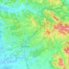 Carte topographique Prunedale, altitude, relief