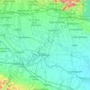 Carte topographique Cremona, altitude, relief