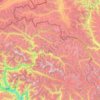 Carte topographique Hunza District, altitude, relief
