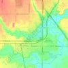 Carte topographique Canyon, altitude, relief