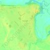 Carte topographique городское поселение Глушково, altitude, relief