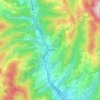 Carte topographique Chamelet, altitude, relief